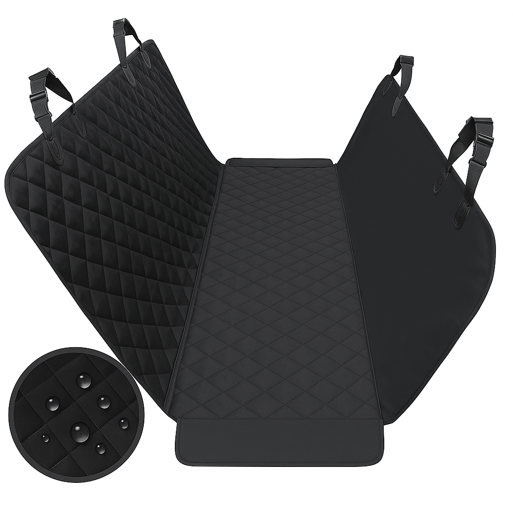 Premium wodoodporny i odporny na zarysowania koc dla psa do samochodu i na kanapę