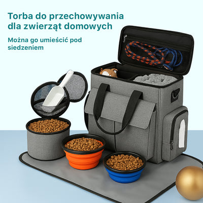 Przestronny i wygodny plecak dla psa na podróż