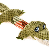 Trwała pluszowa zabawka dla psa z piszczkiem