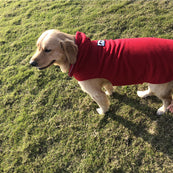 Dwustronna polarowa kurtka dla psa na jesień i zimę