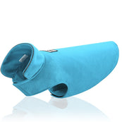 Dwustronna polarowa kurtka dla psa na jesień i zimę