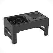 Podwójna regulowana ergonomiczna miska na karmę dla psa