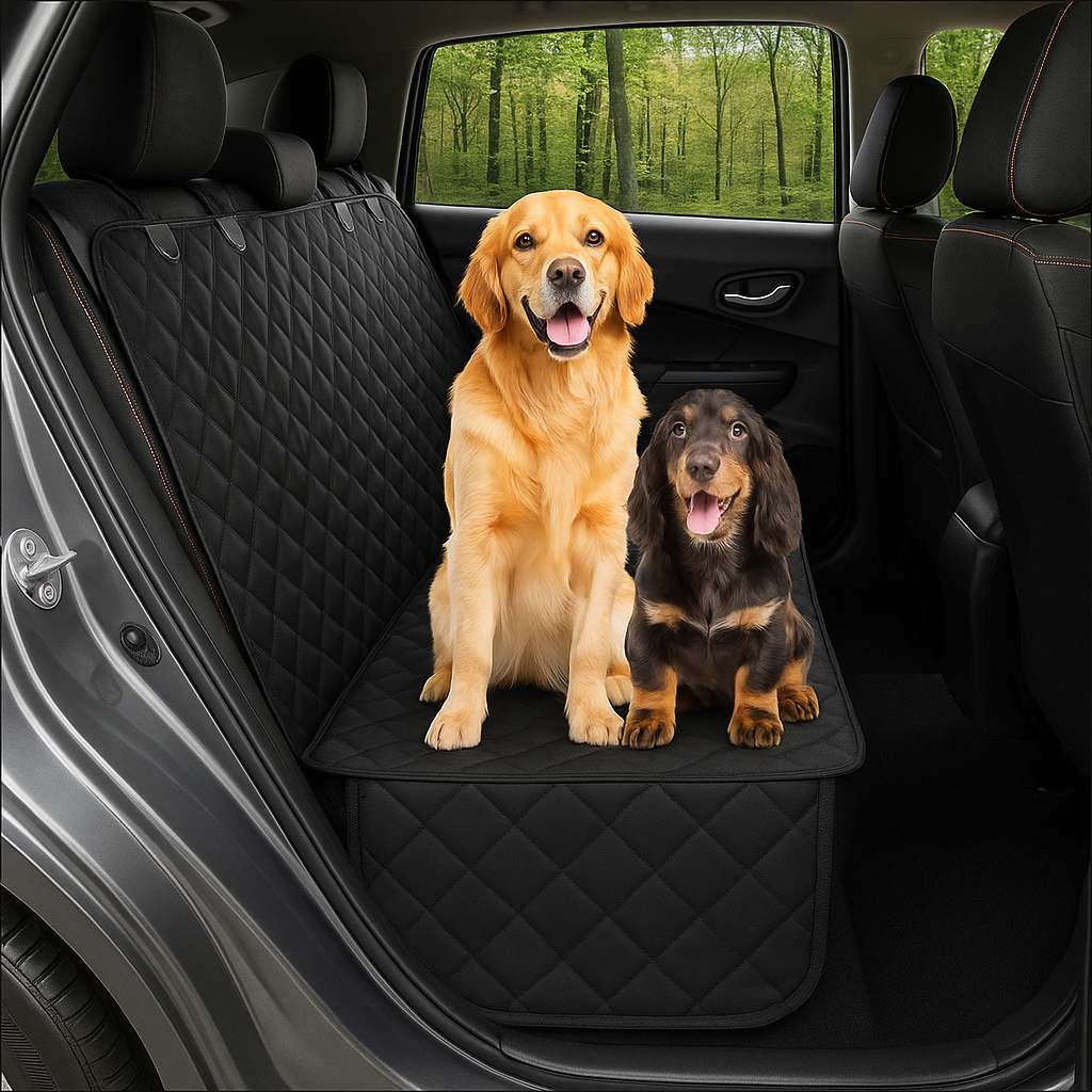 Premium wodoodporny i odporny na zarysowania koc dla psa do samochodu i na kanapę