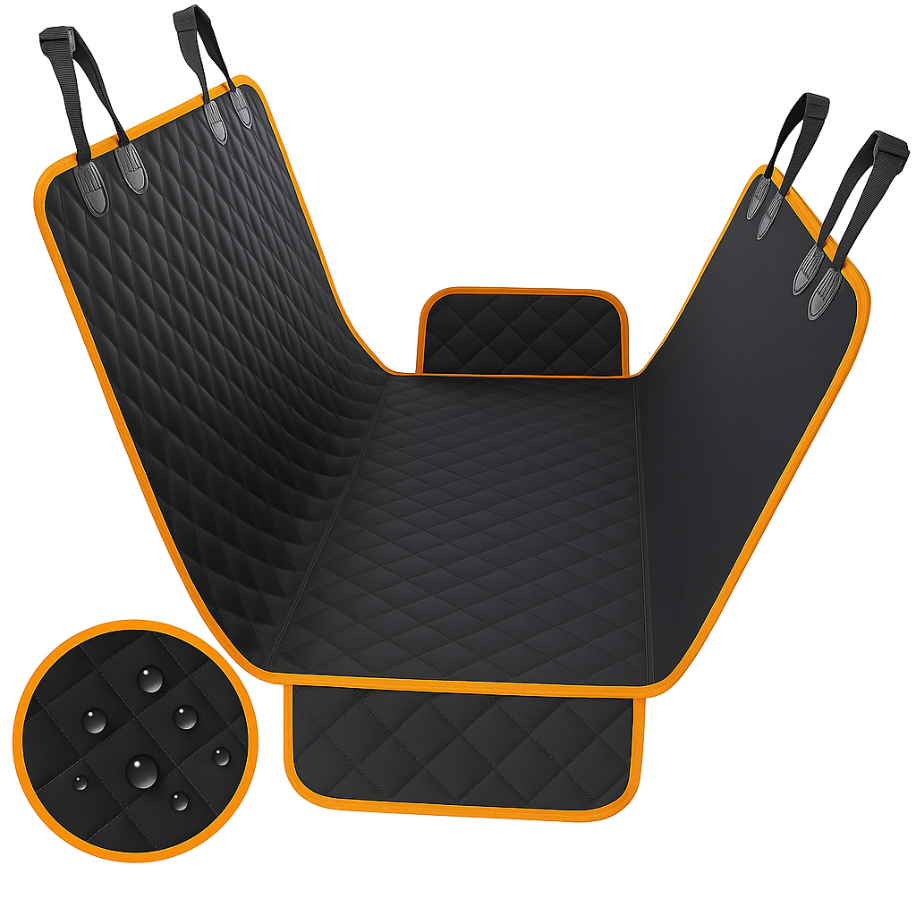 Premium wodoodporny i odporny na zarysowania koc dla psa do samochodu i na kanapę