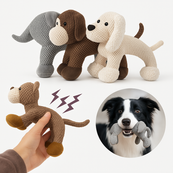 Trwała pluszowa piszcząca i odporna na gryzienie zabawka dla psa