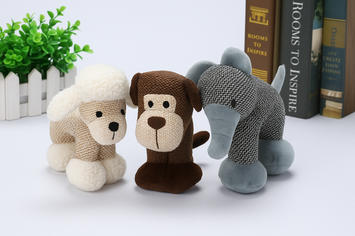 Trwała pluszowa piszcząca i odporna na gryzienie zabawka dla psa