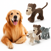 Trwała pluszowa piszcząca i odporna na gryzienie zabawka dla psa