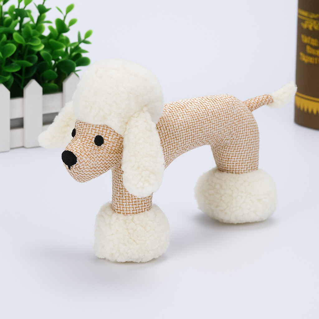 Trwała pluszowa piszcząca i odporna na gryzienie zabawka dla psa