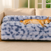 Luksusowe, zmywalne legowisko dla psa z pluszowym pokrowcem