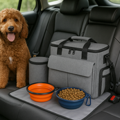 Przestronny i wygodny plecak dla psa na podróż