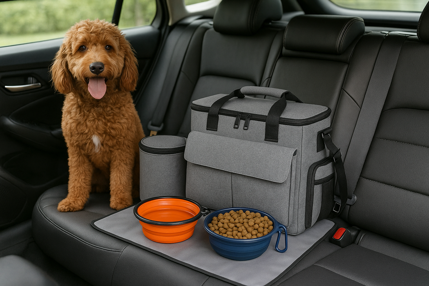 Przestronny i wygodny plecak dla psa na podróż