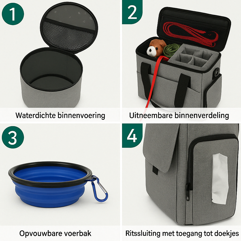 Przestronny i wygodny plecak dla psa na podróż