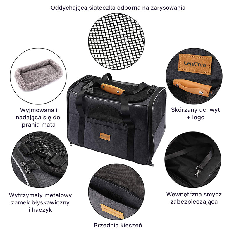 Lekka i przytulna torba podróżna dla wspólnych przygód