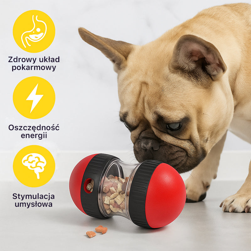 Aktywna zabawka na przysmaki łącząca zdrową dietę z radosną zabawą