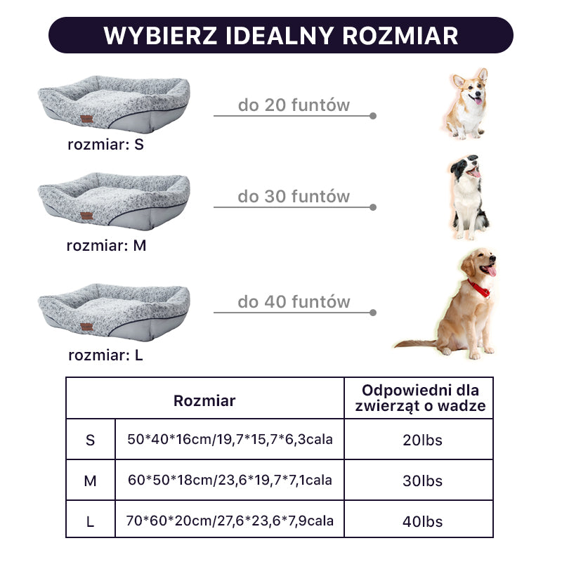 Ortopedyczne legowisko dla psa – wygodne i nadające się do prania