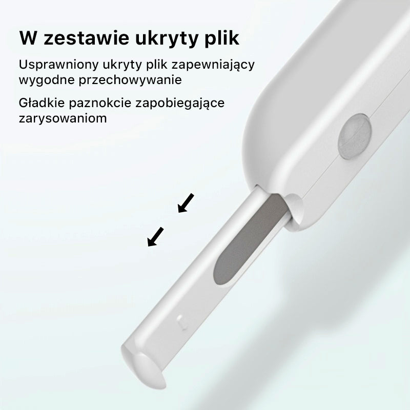 Bezpieczny obcinacz do paznokci LED dla psa i kota