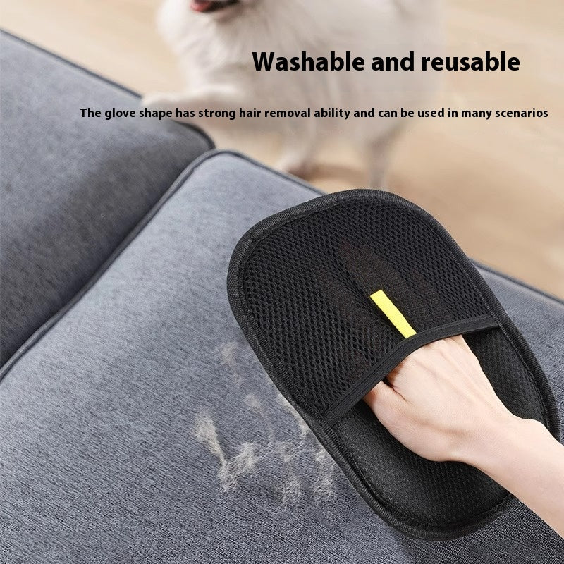 Luksowna, nadająca się do prania rękawica do usuwania sierści dla psa i kota