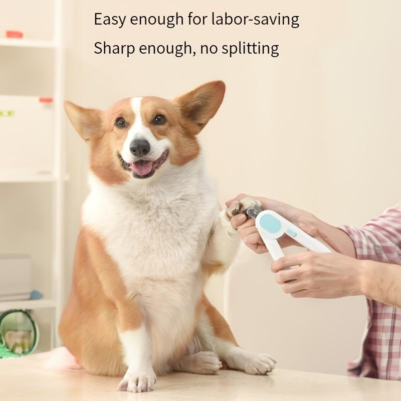 Bezpieczny obcinacz do paznokci LED dla psa i kota