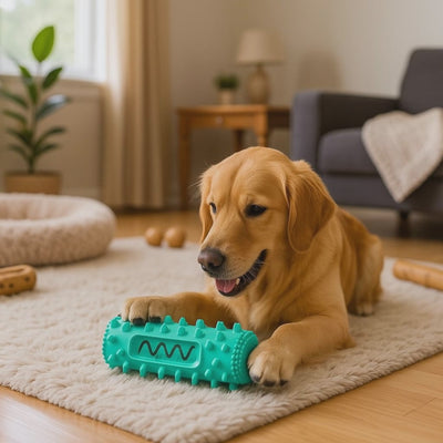 Interaktywna zabawka do gryzienia dla psów z funkcją pielęgnacji zębów